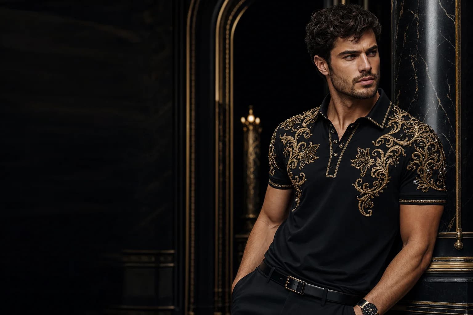 Fabio De Luca luxury menswear campaign